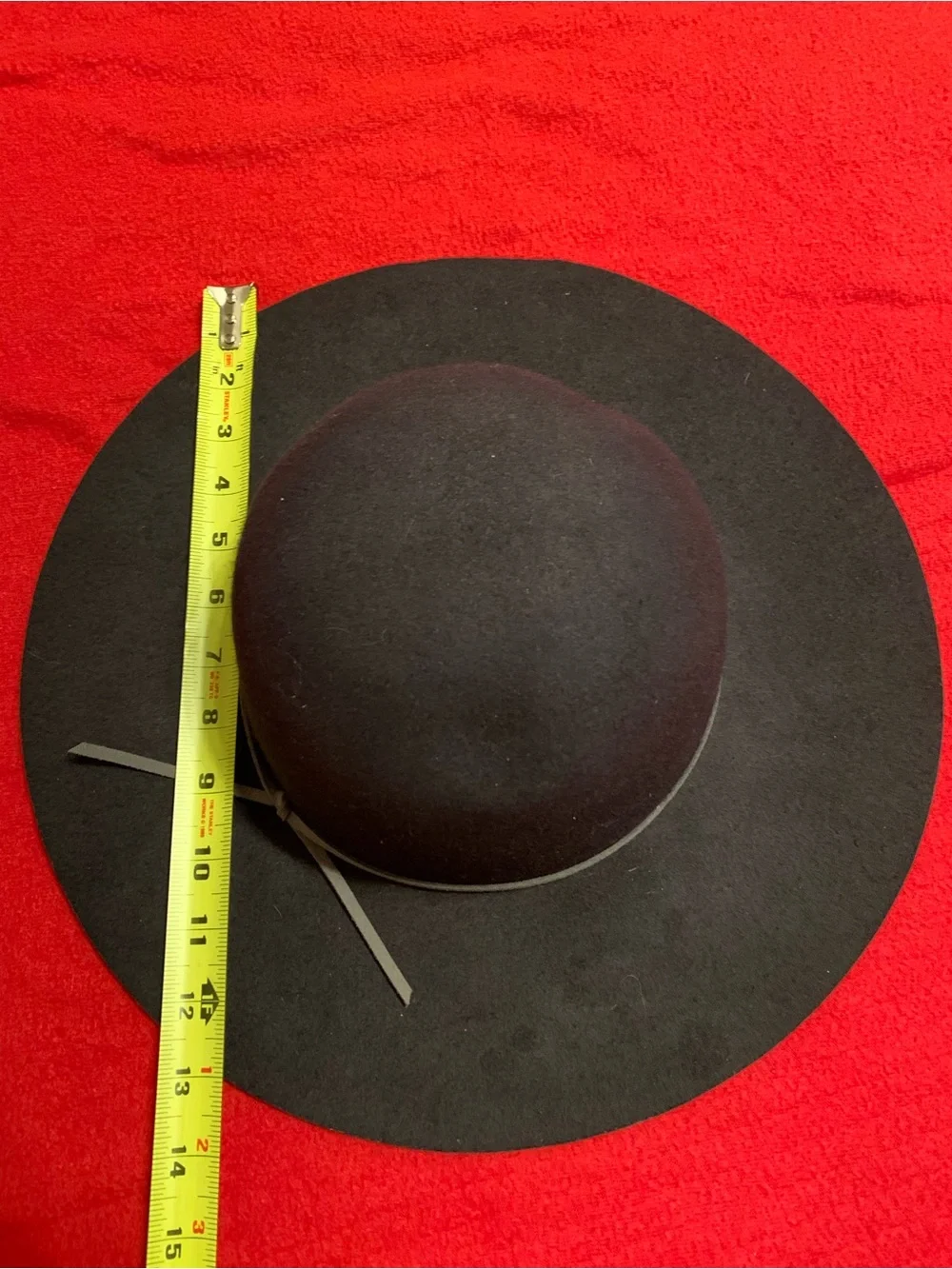 Vintage San Diego Hat Company Felted Wool Floppy Fedora Hat Black - Picture 15 of 16